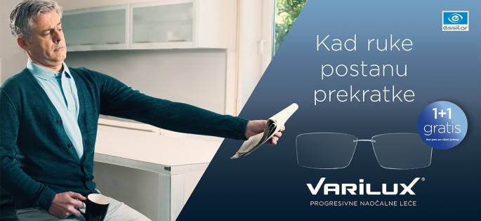 Dva para Varilux progresivnih naočalnih leća po cijeni jednog!